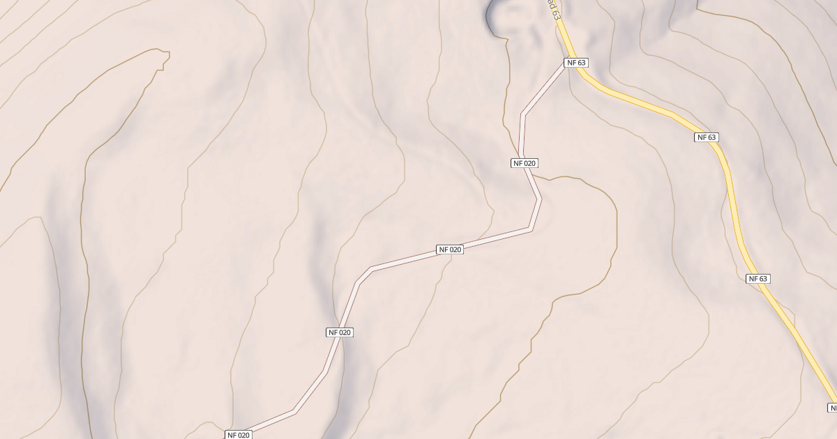 Map preview of USFS National Forest System Roads {DB60FD68-3825-4E1D-AFCC-C1D719A3E2DB}