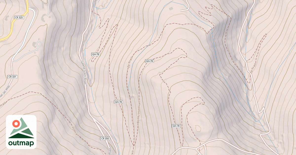 Map of Bookcase