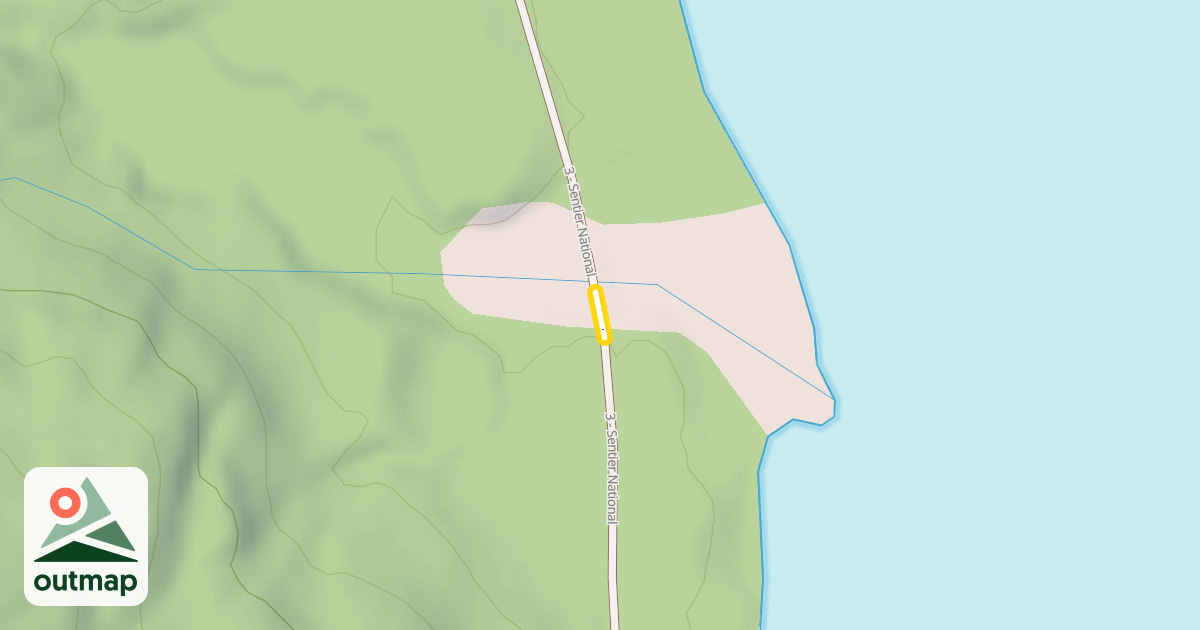 Map of 3 - Sentier National