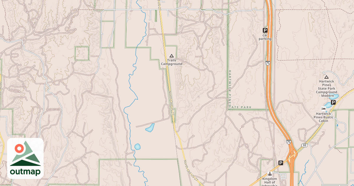 Map of Frederic Route