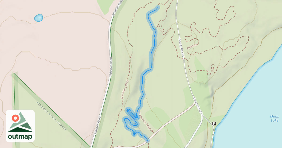 Map of Nature's Way Loop