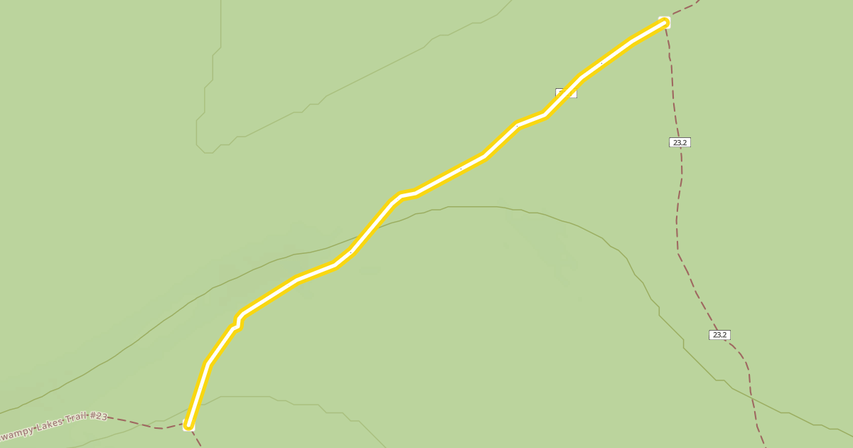 Map preview of Swampy Tie Trail #23.1