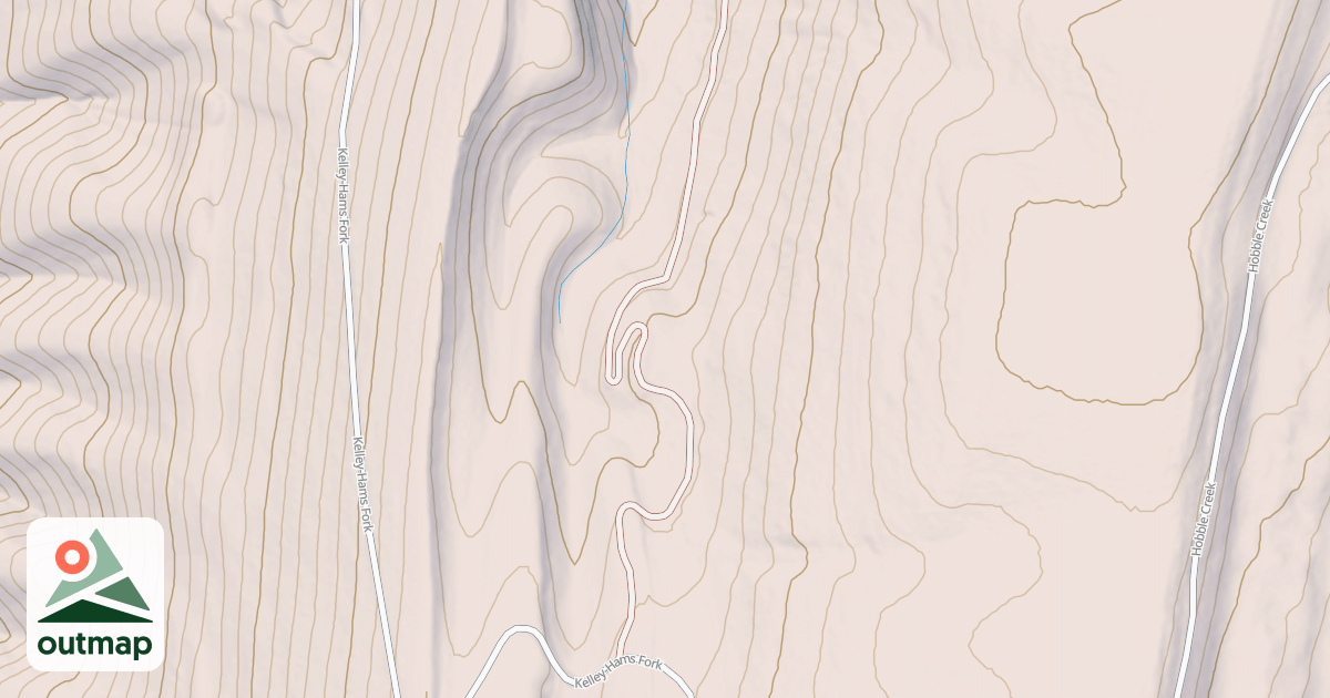 Map of KELLEY HAMS SPUR A
