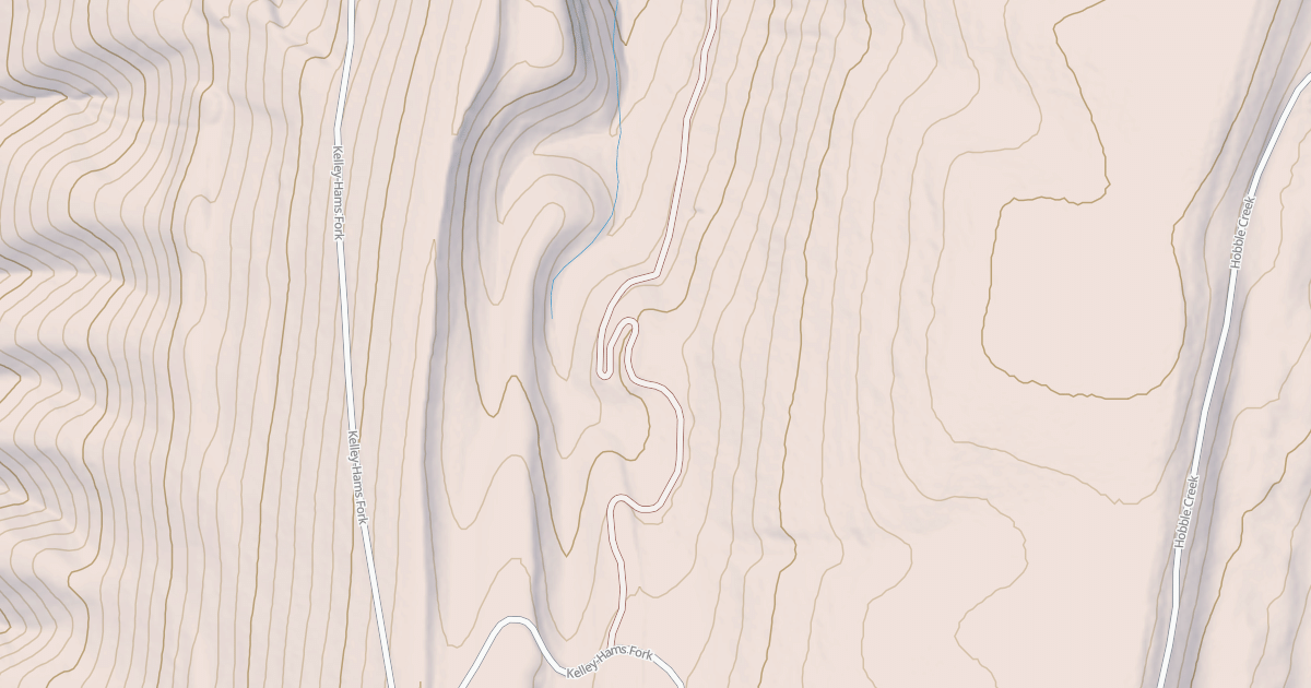Map preview of KELLEY HAMS SPUR A