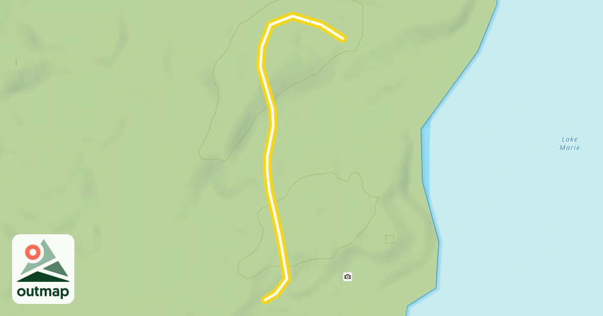 Map of Lake Marie