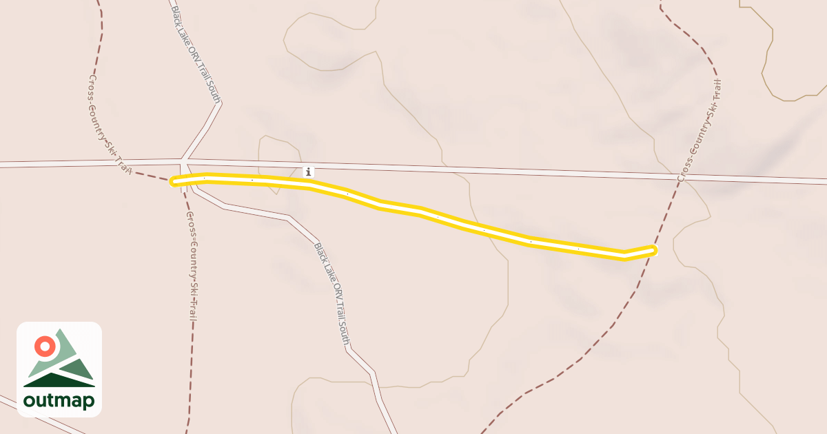 Map of Cross-Country Ski Trail