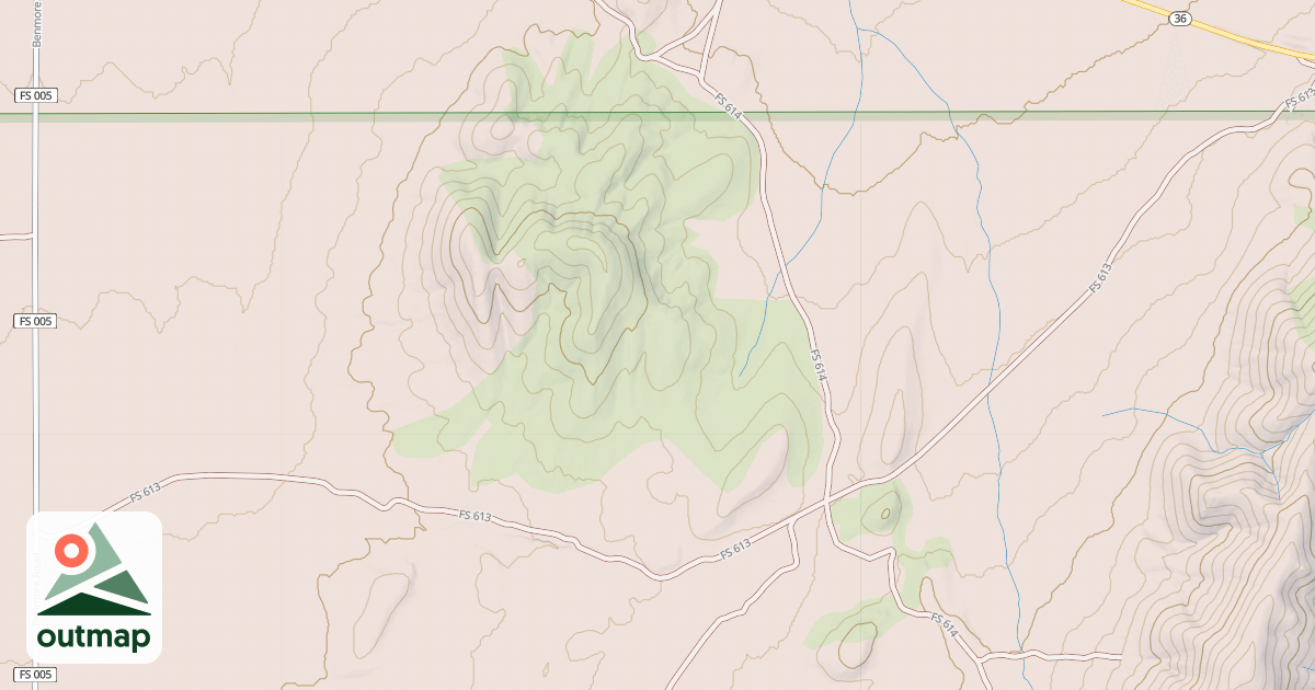 Map of LOWER AULT