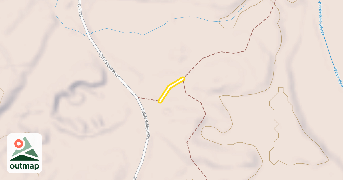 Map of Lodge to Lodge Trail