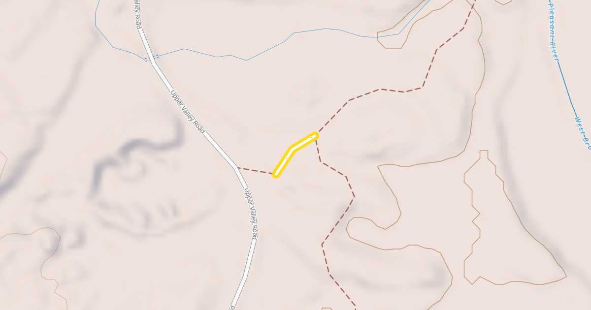 Map preview of Lodge to Lodge Trail