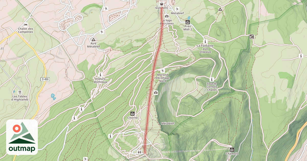 Map of Renversée