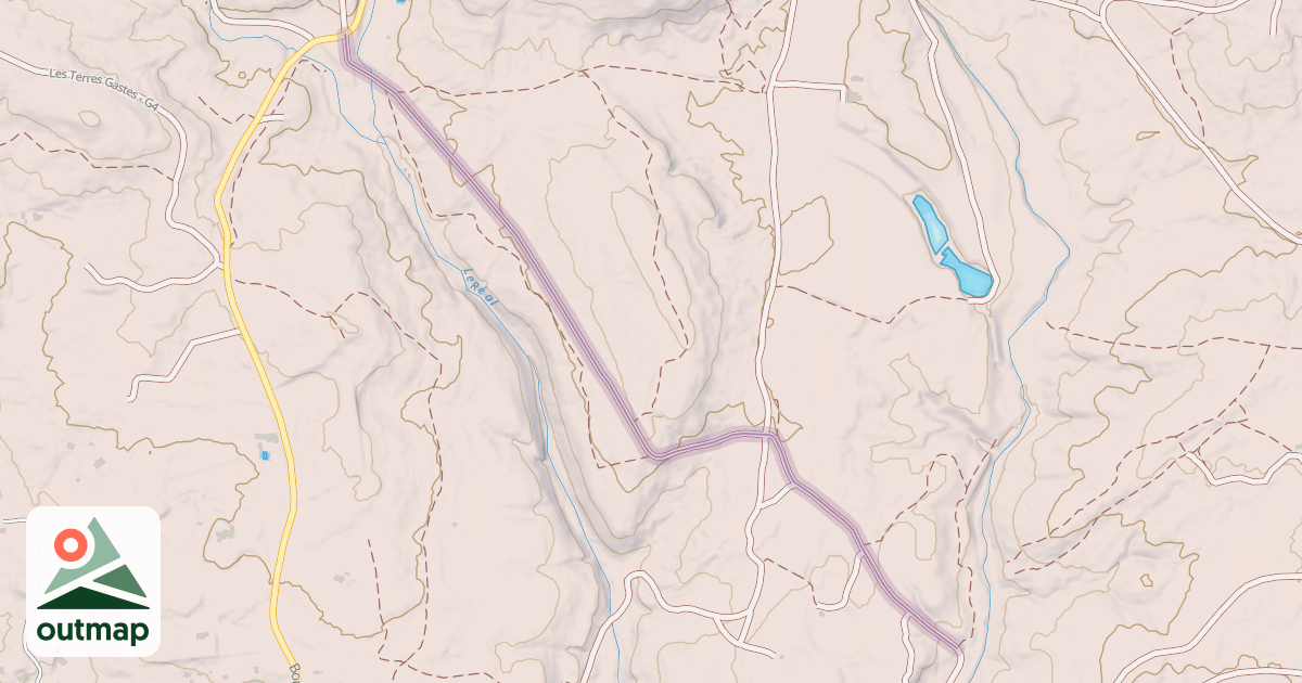 Map of Ancienne Piste Le Gazoduc G7