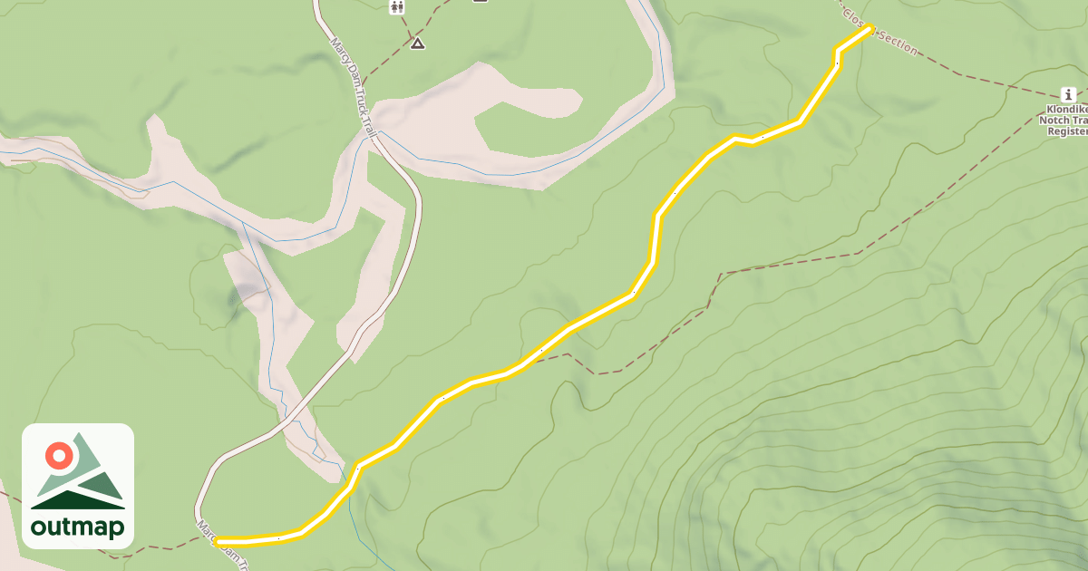 Map of Mr. Van Ski Trail