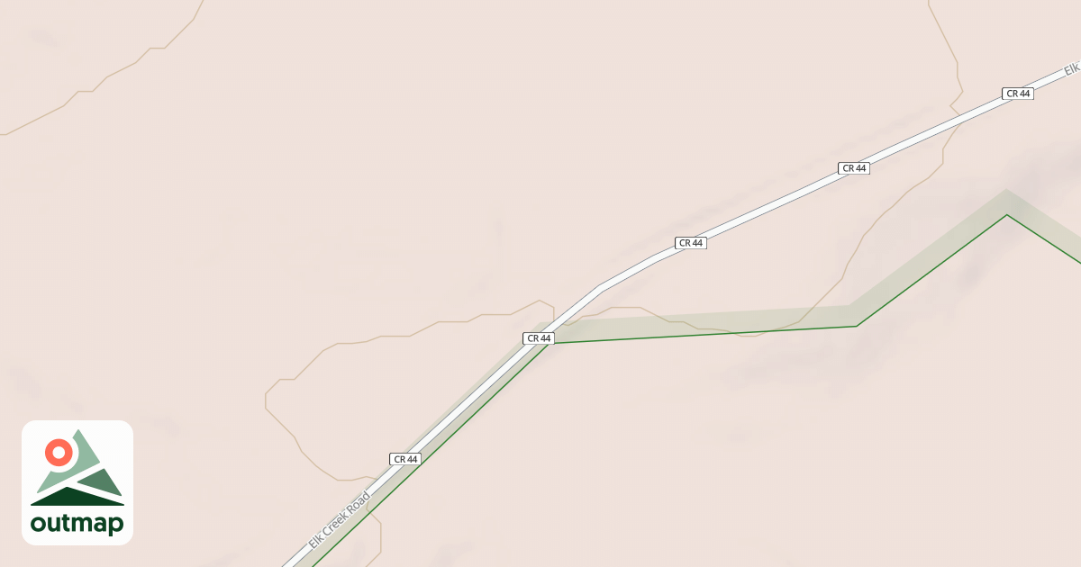 Map of COUNTY 044 BR 1A