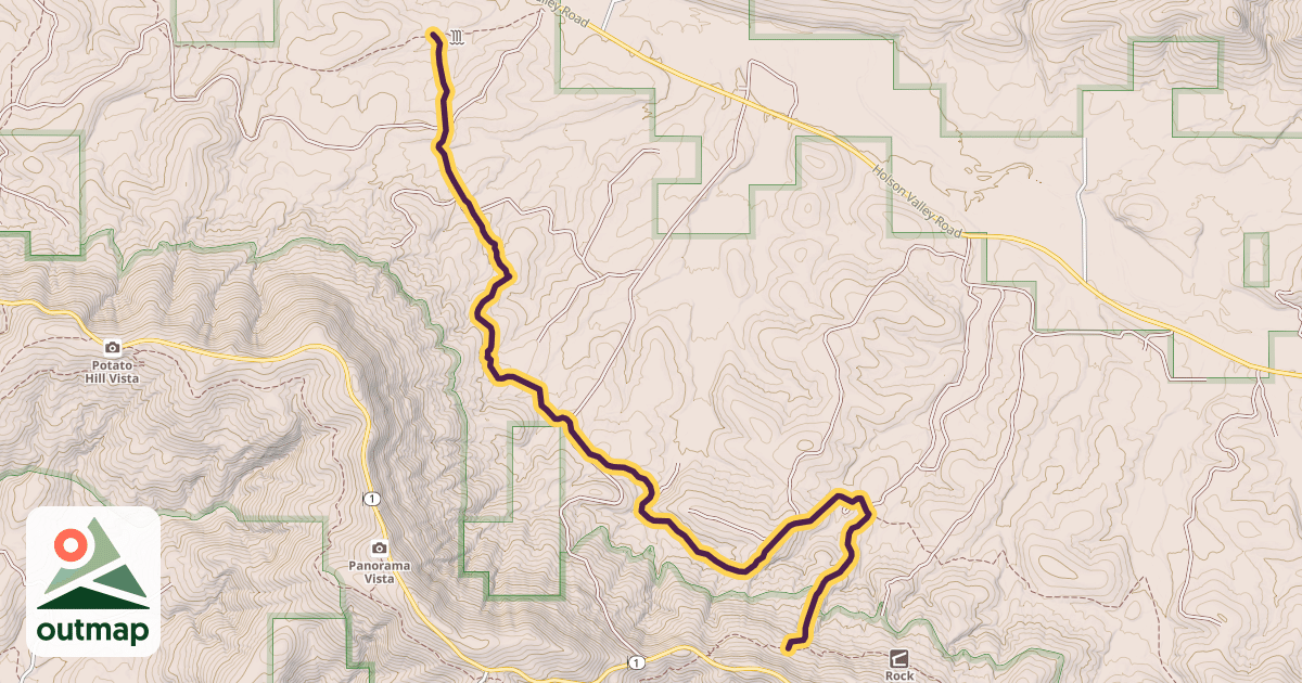 Map of Boardstand Trail