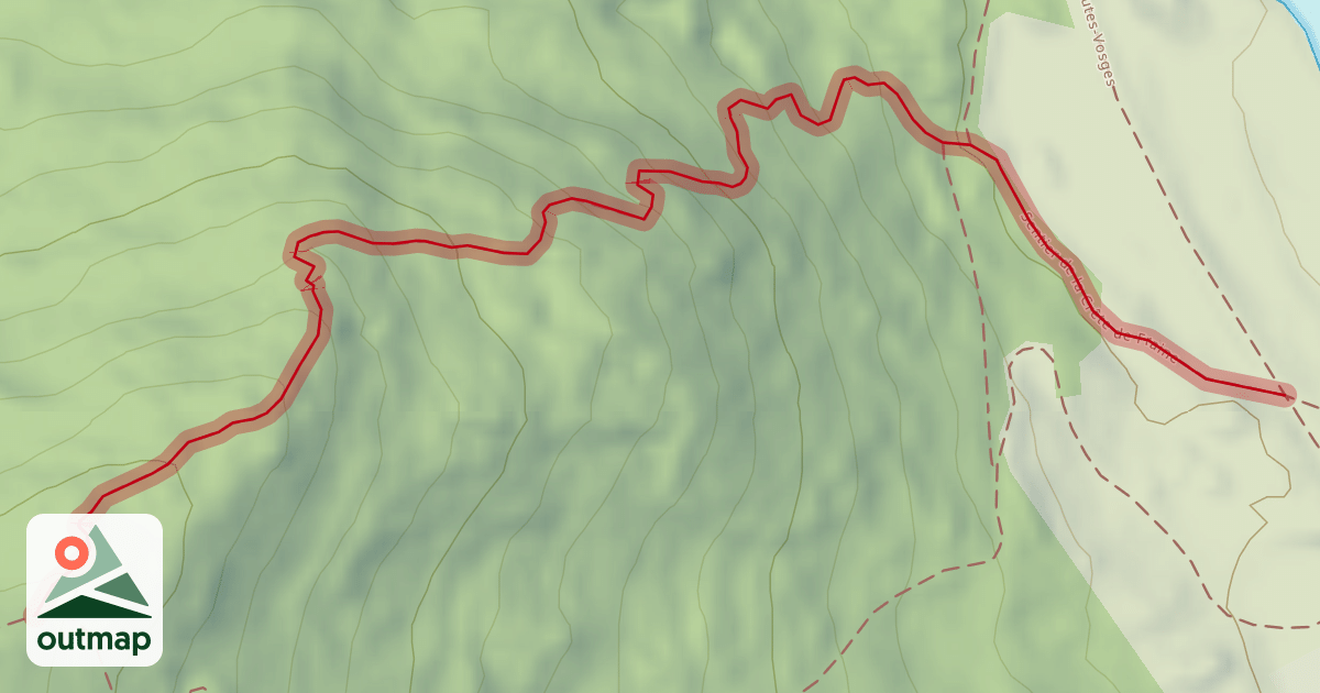 Map of Sentier de la Crête de Fraine