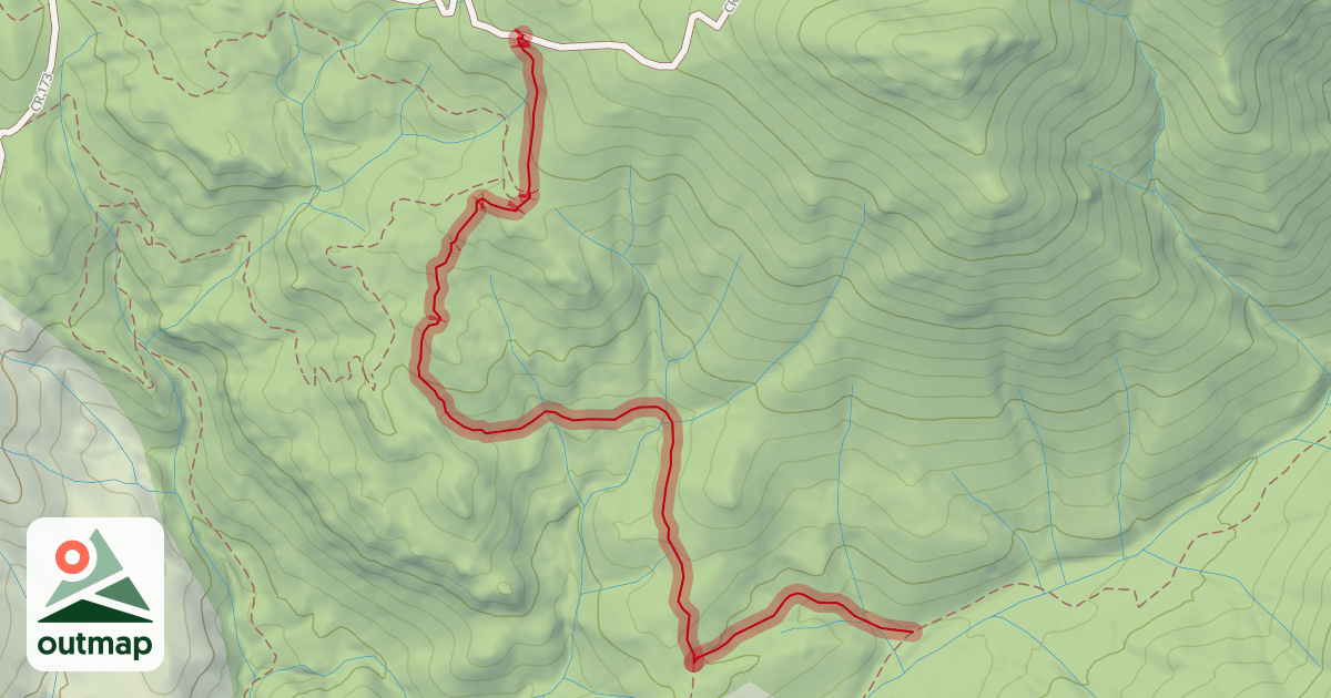 Map of Unkle Nazty Trail
