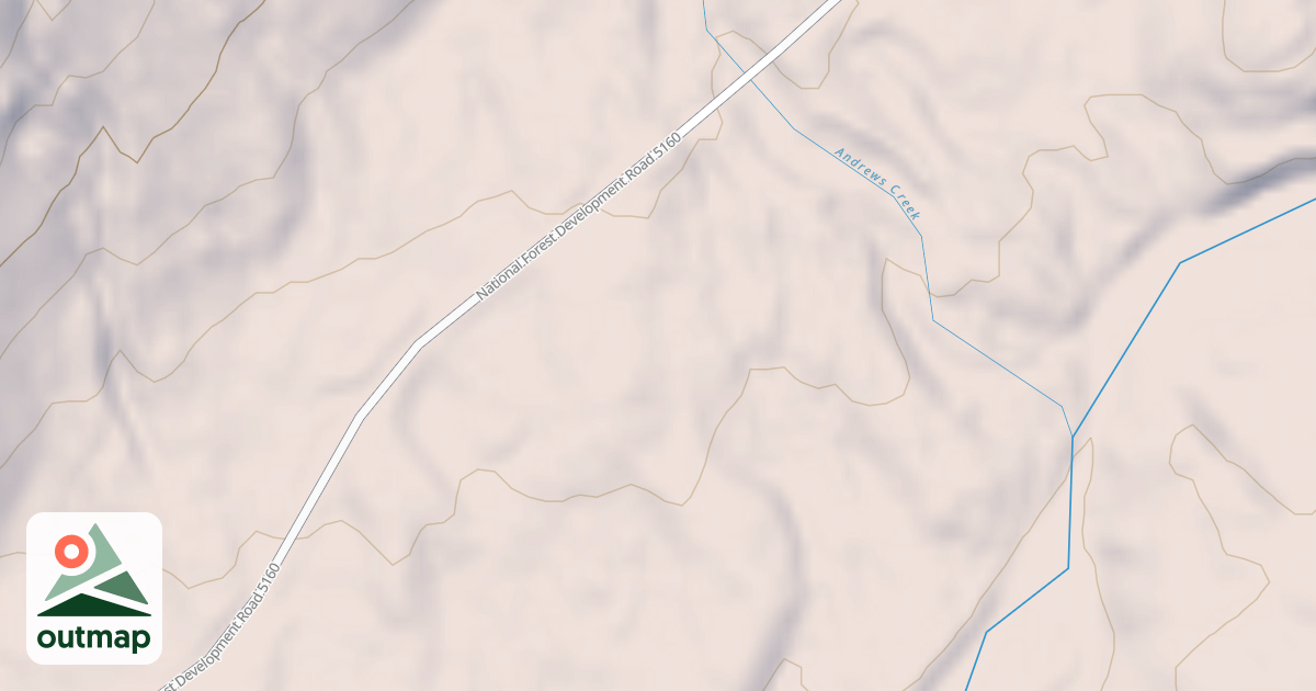Map of ANDREWS CREEK C G