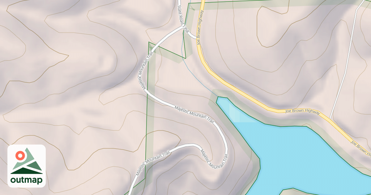 Map of WHITNER BEND