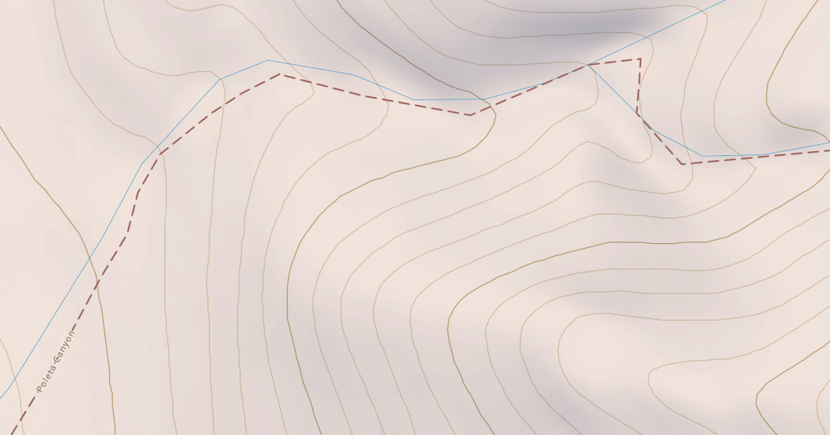Map preview of Black Canyon To Redding Canyon