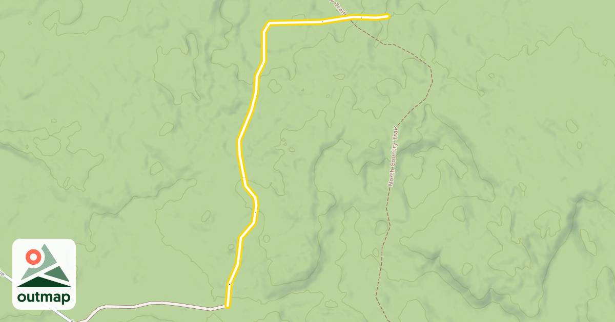 Map of Drummond Ski Trails