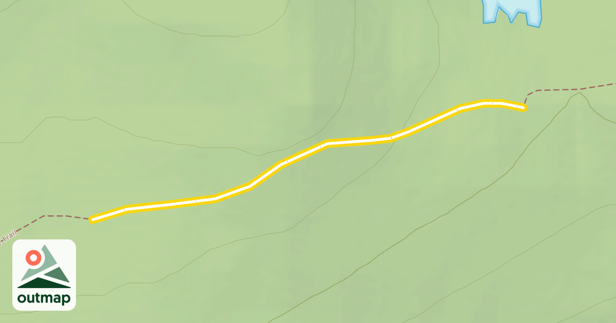 Map of Conflict Lake Trail