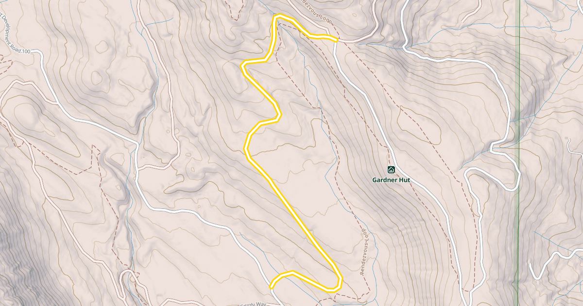 Map preview of National Forest Development Road 5215