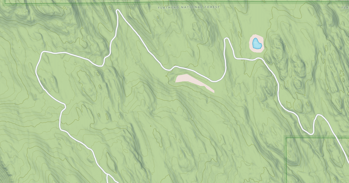 Map preview of CLIFF CREEK