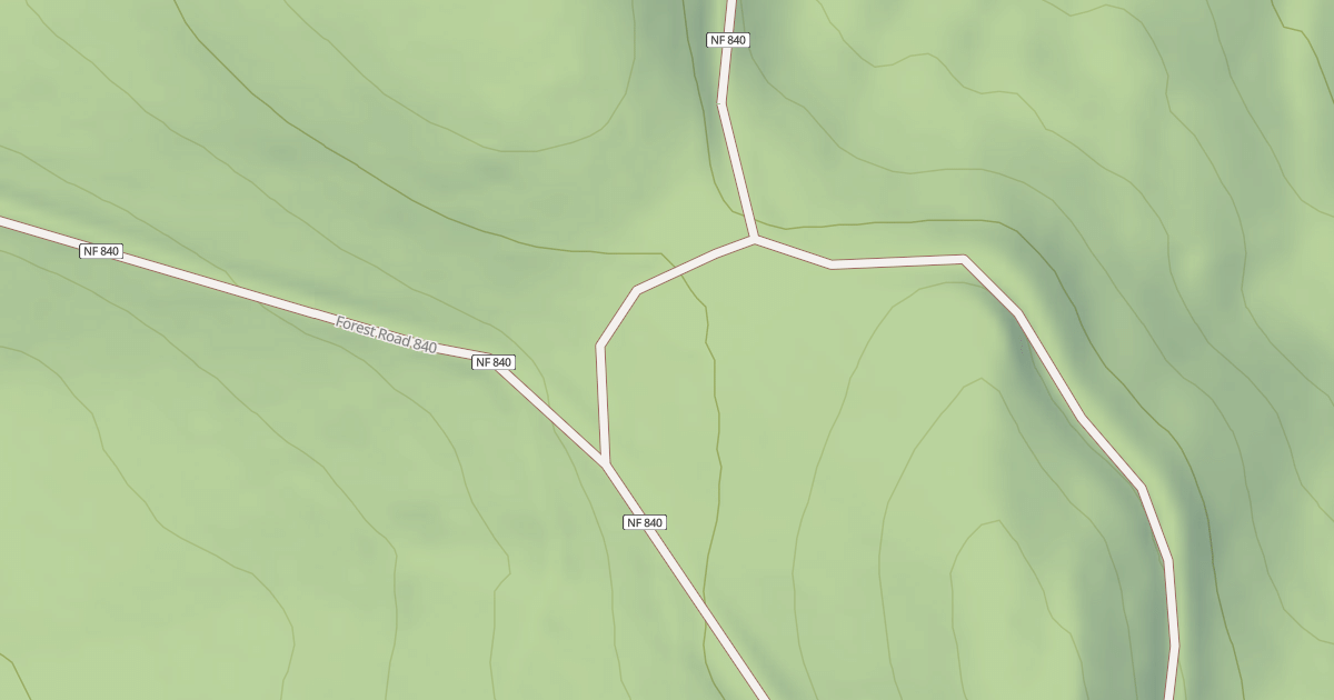 Map preview of USFS Motor Vehicle Use Map Roads {7A92F54C-25D7-4B5D-A2A6-52FBB329E688}