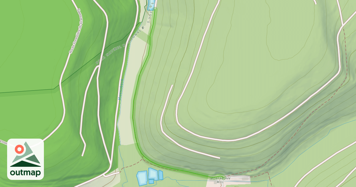 Map of Chemin de Montbronn à Rohrbach
