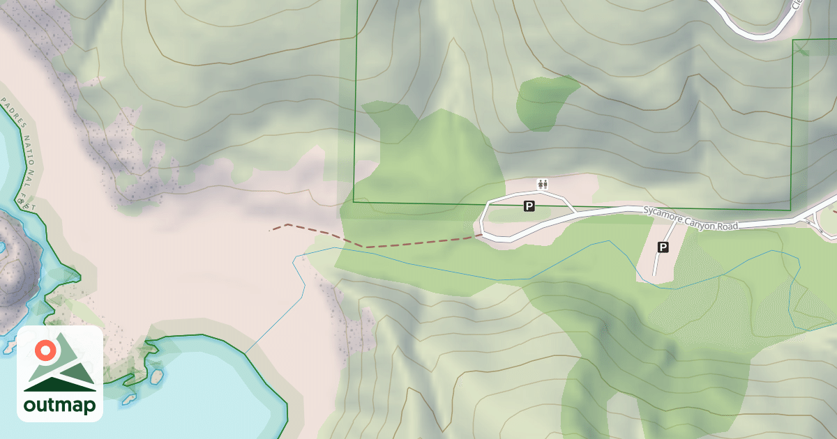 Map of PFEIFFER BEACH DUA