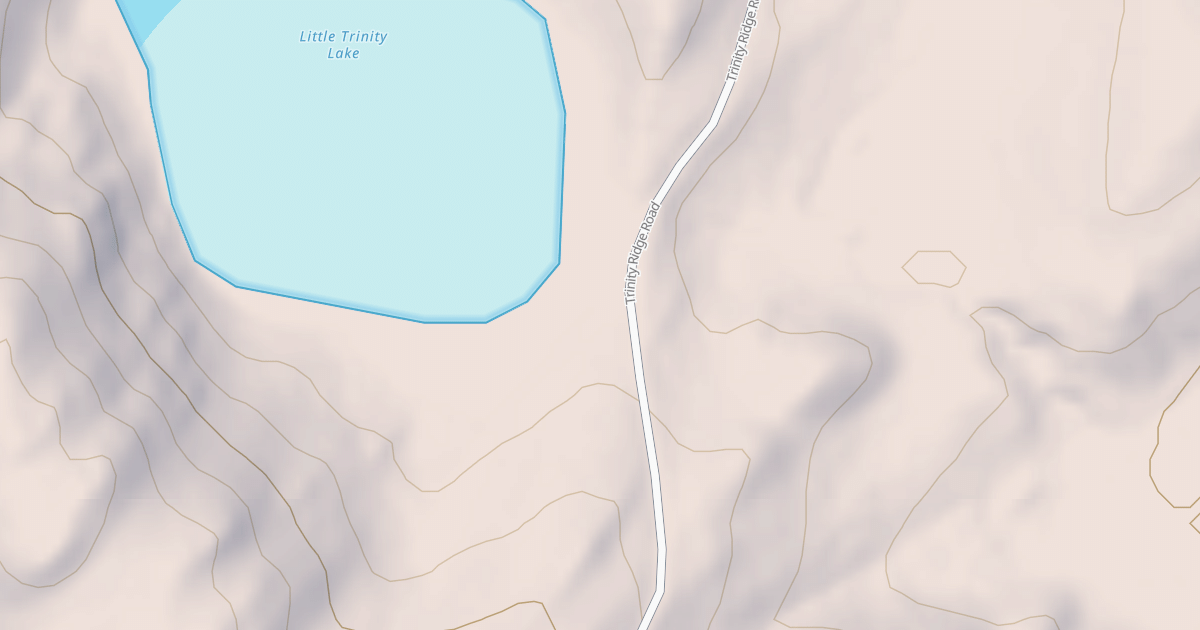 Map preview of LITTLE TRINITY LAKE