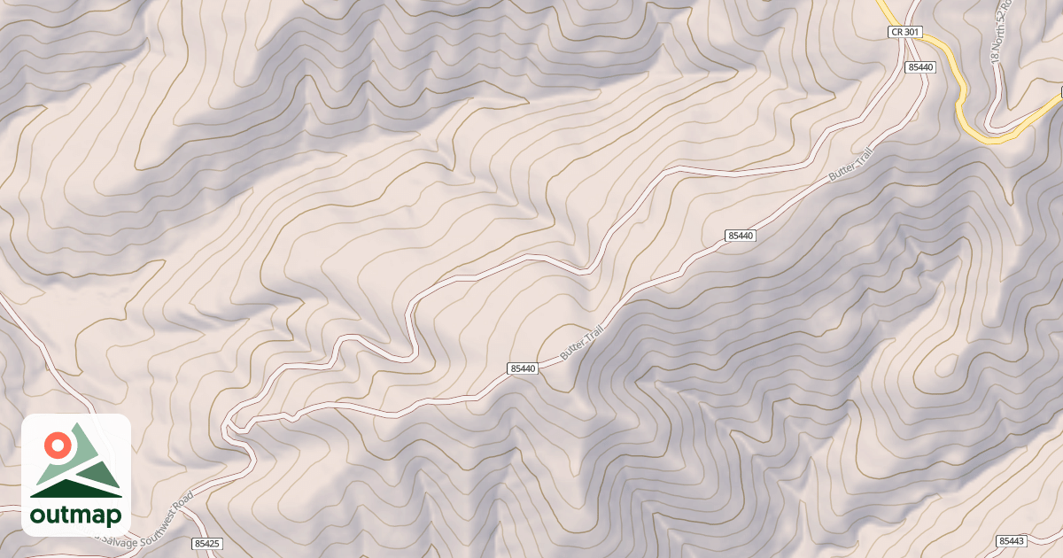 Map of ROUND SALVAGE SW