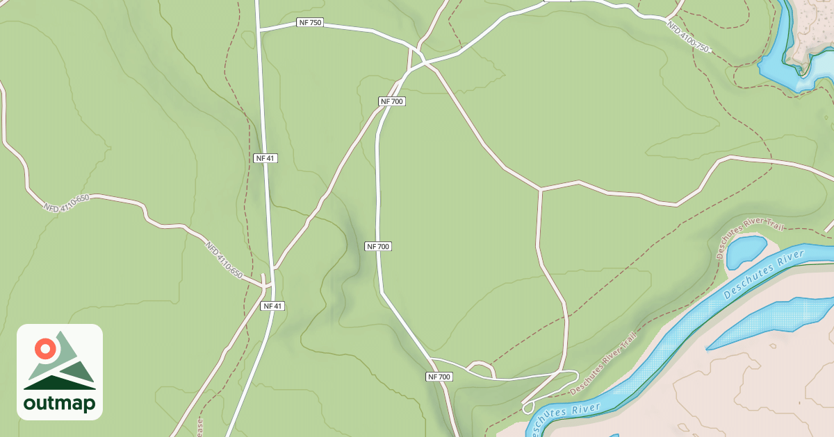 Map of ASPEN CAMP ROAD