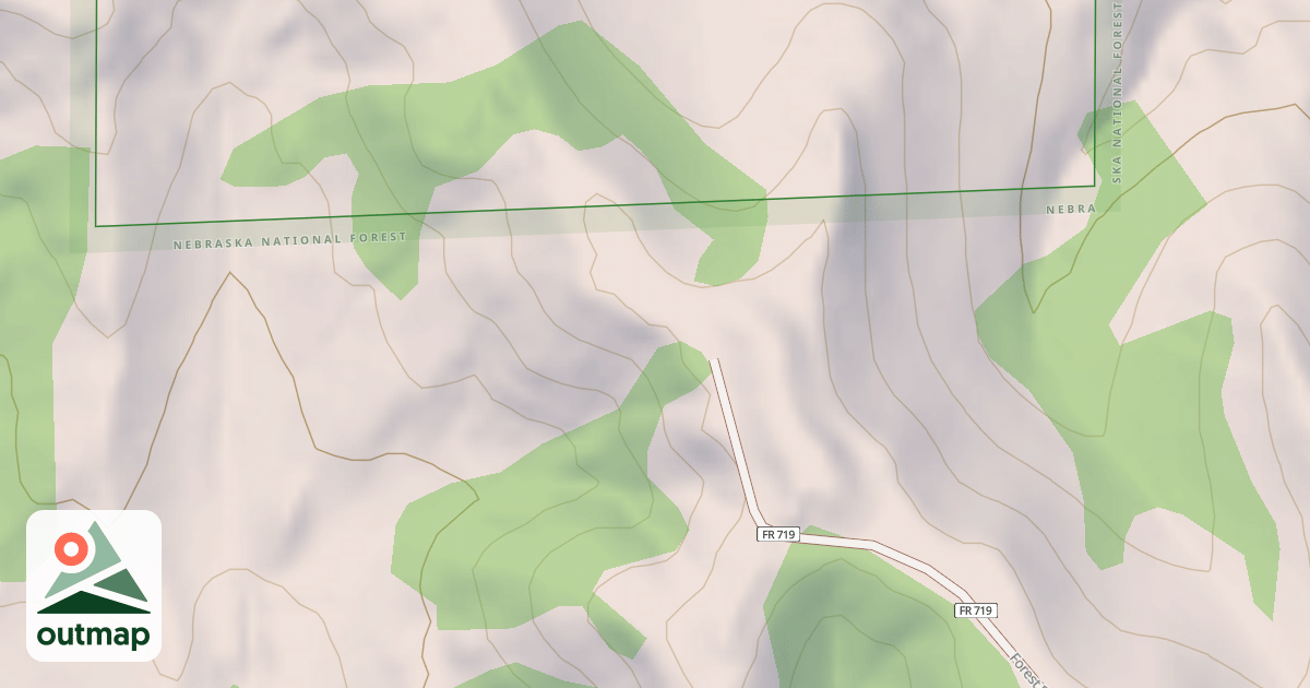 Map of STRONG CANYON