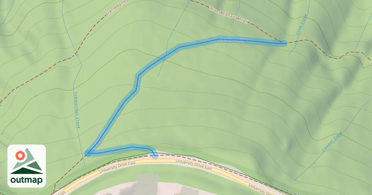 Map of Cardiac Hill