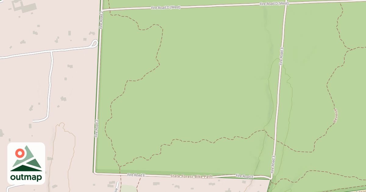 Map of Correllus Bike Path