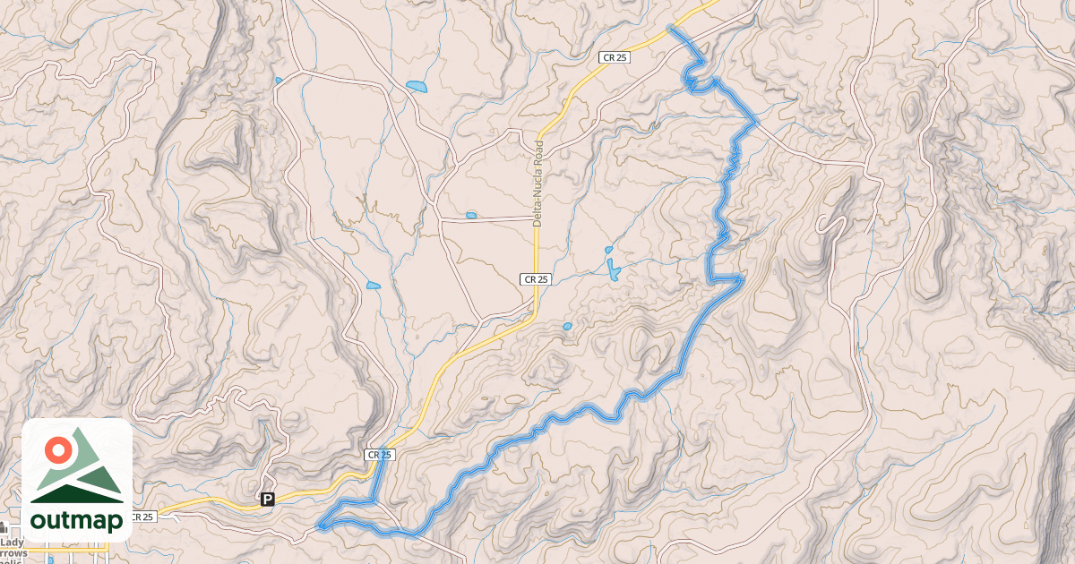 Map of Paradox Trail