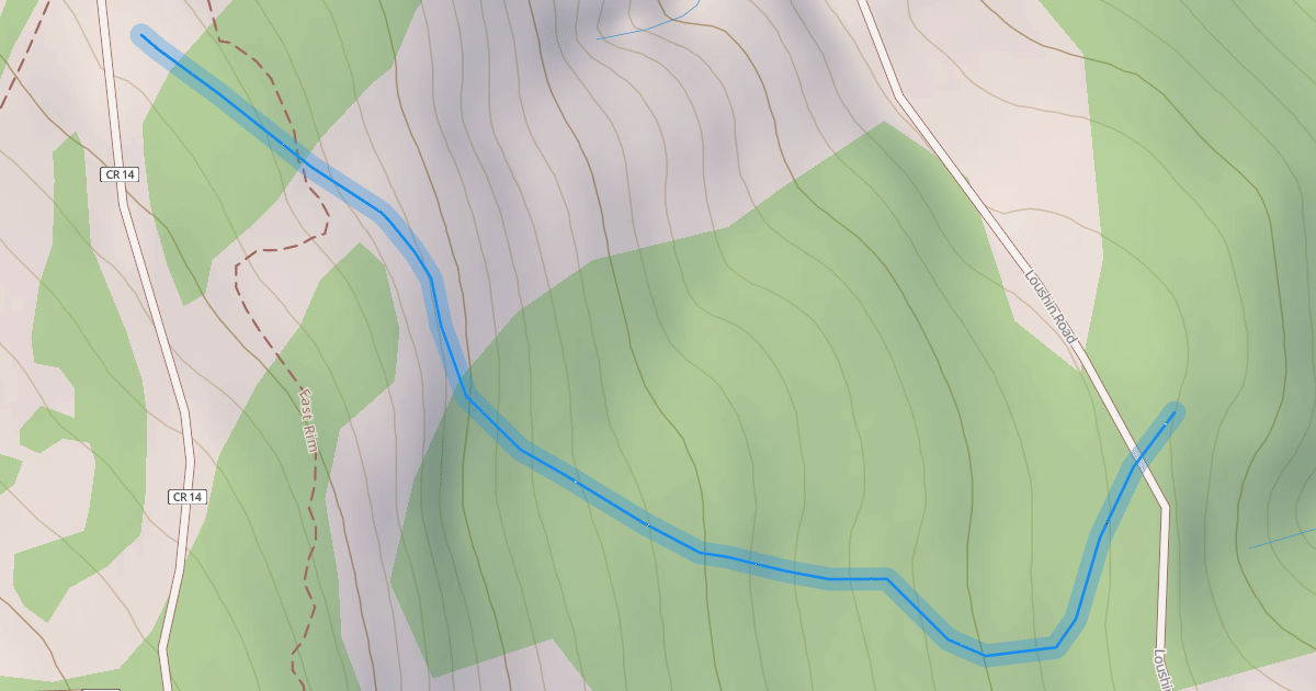 Map preview of Rideout