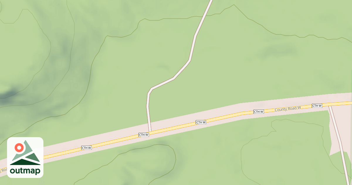 Map of COUNTY W SPUR ROAD