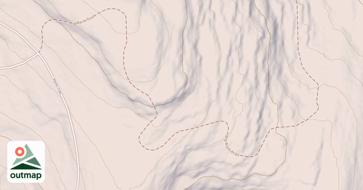 Map of Big Rock Trail