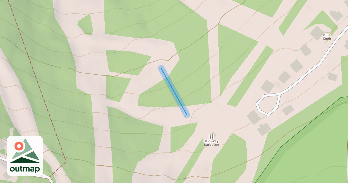 Map of Ritchey's Run