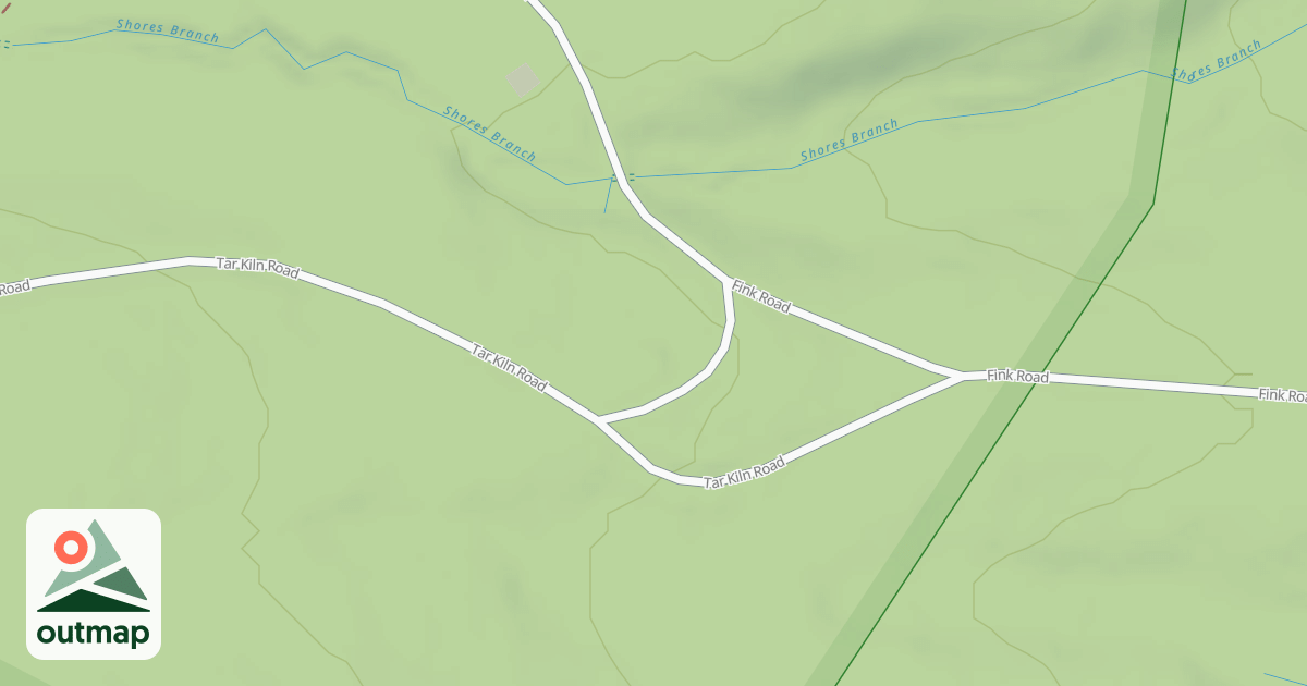 Map of Rothrock State Forest Trough Creek Snowmobile Trails