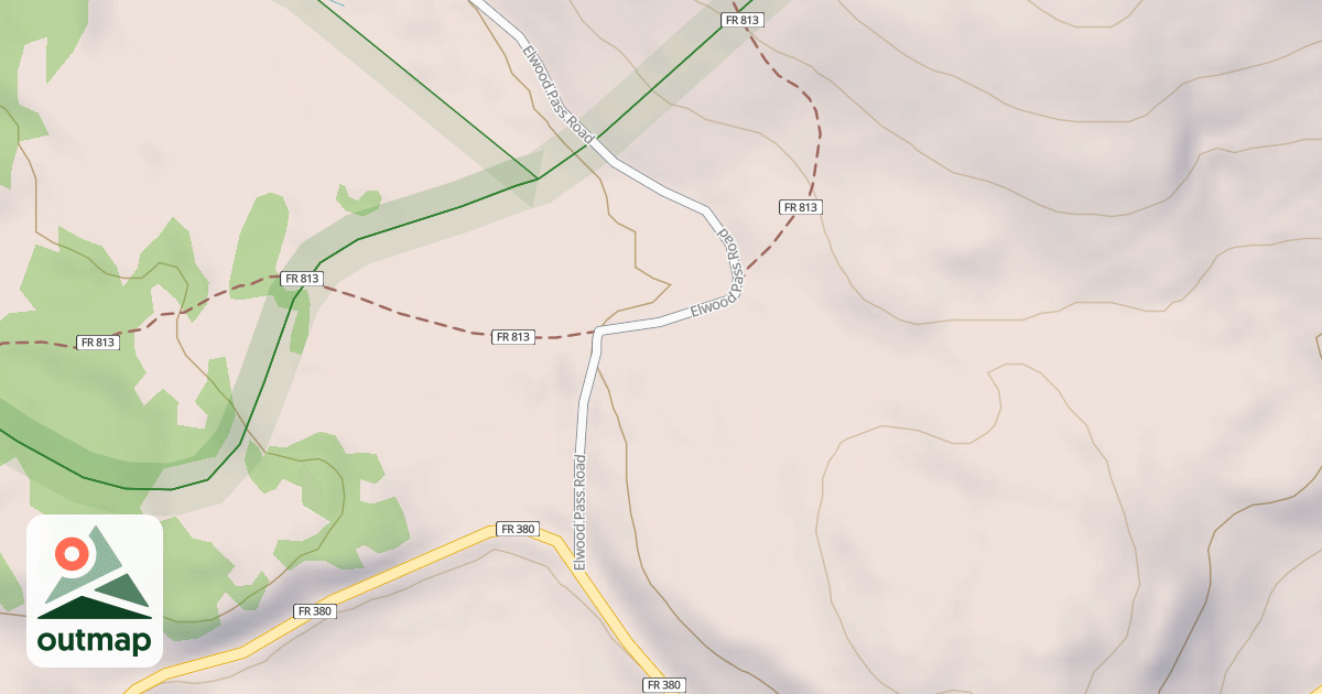 Map of ELWOOD PASS