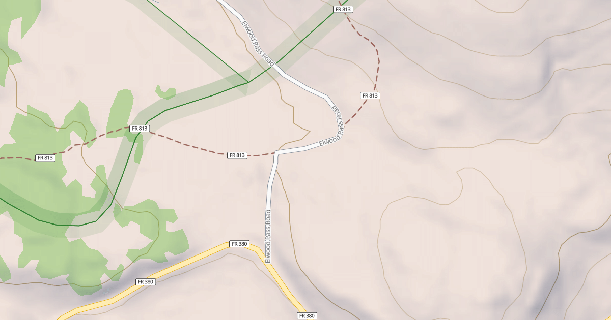 Map preview of ELWOOD PASS
