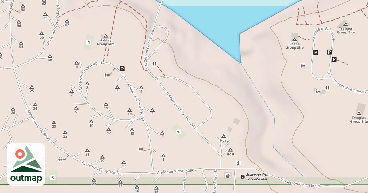 Map of ANDERSON COVE E