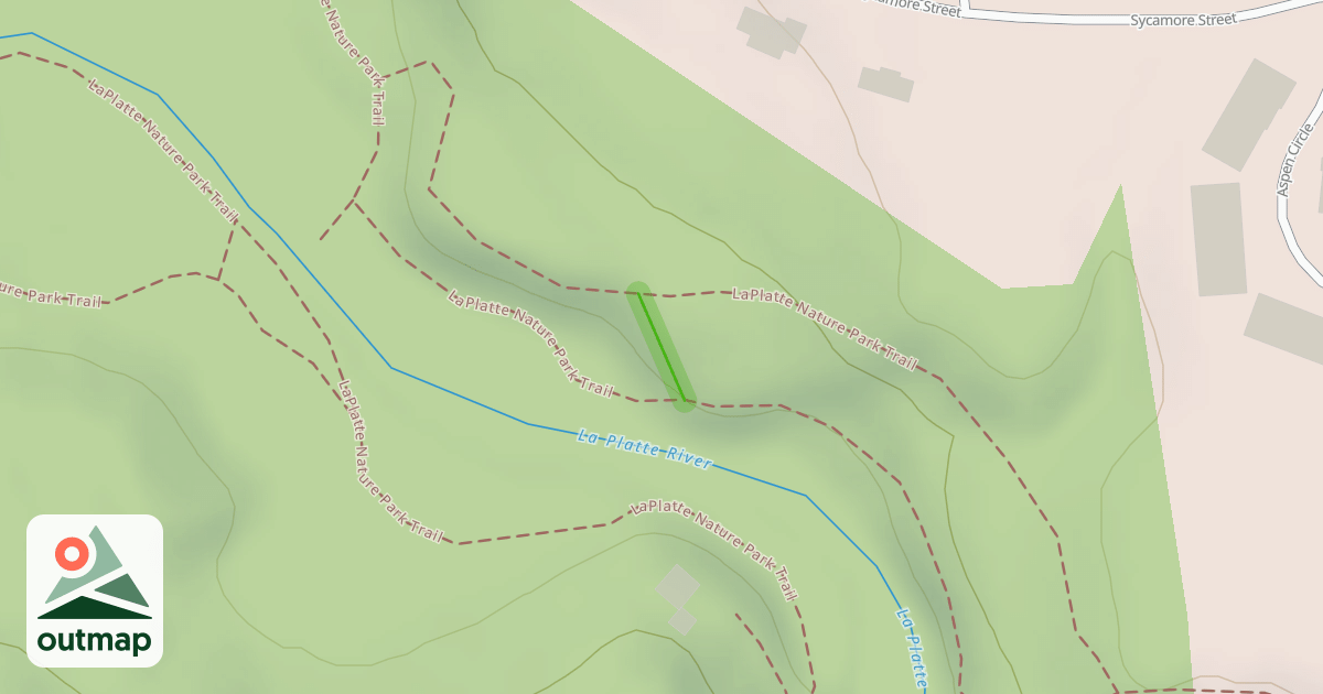 Map of LaPlatte Nature Park Trail