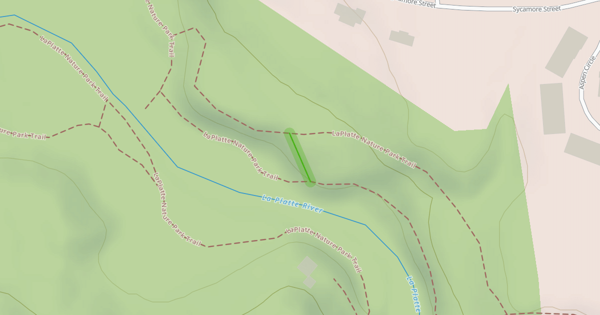 Map preview of LaPlatte Nature Park Trail