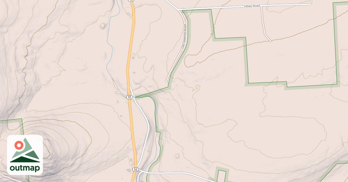Map of Caroga Creek Trail