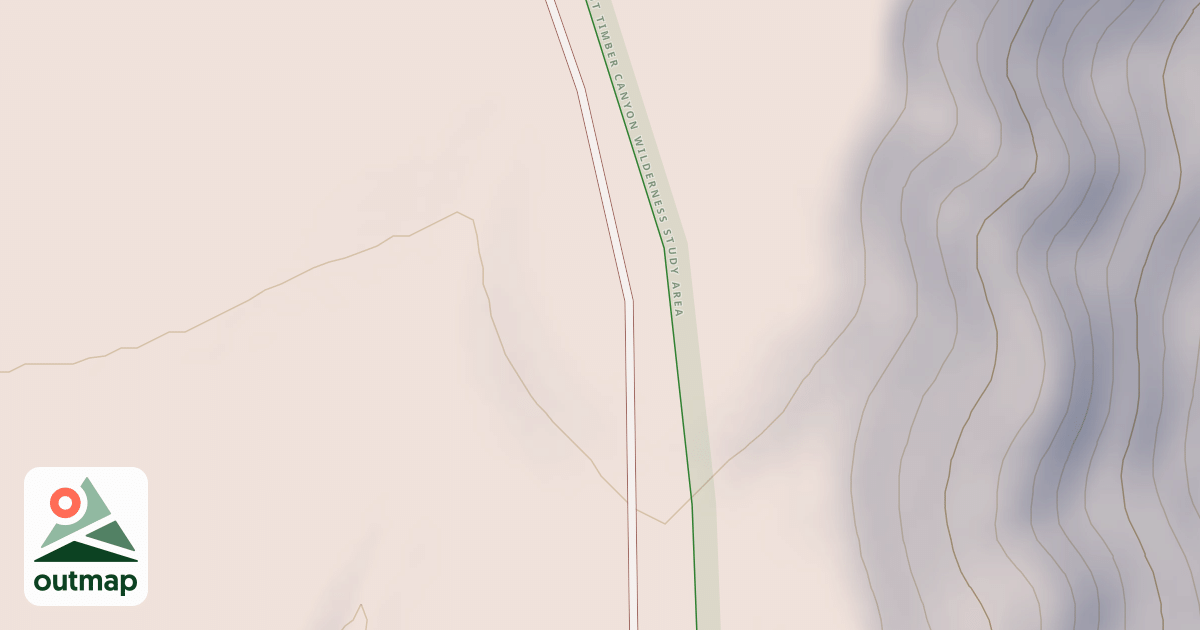 Map of Demijohn Flat Road