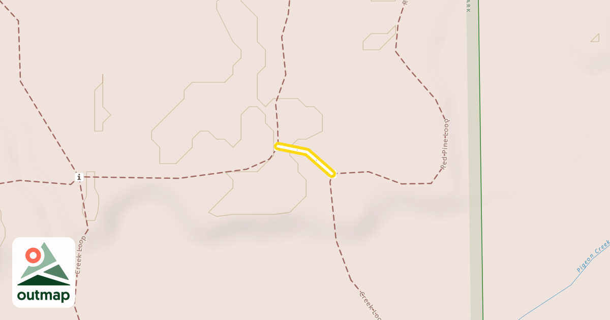 Map of Red Pine Loop